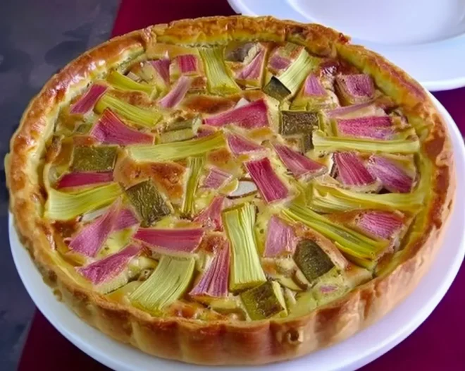 Tarte à la Rhubarbe