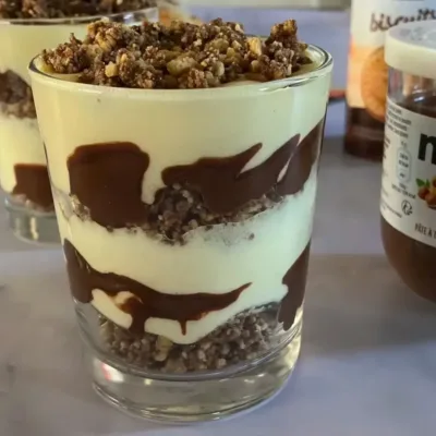 Tiramisu au Nutella prêt en 5 minutes