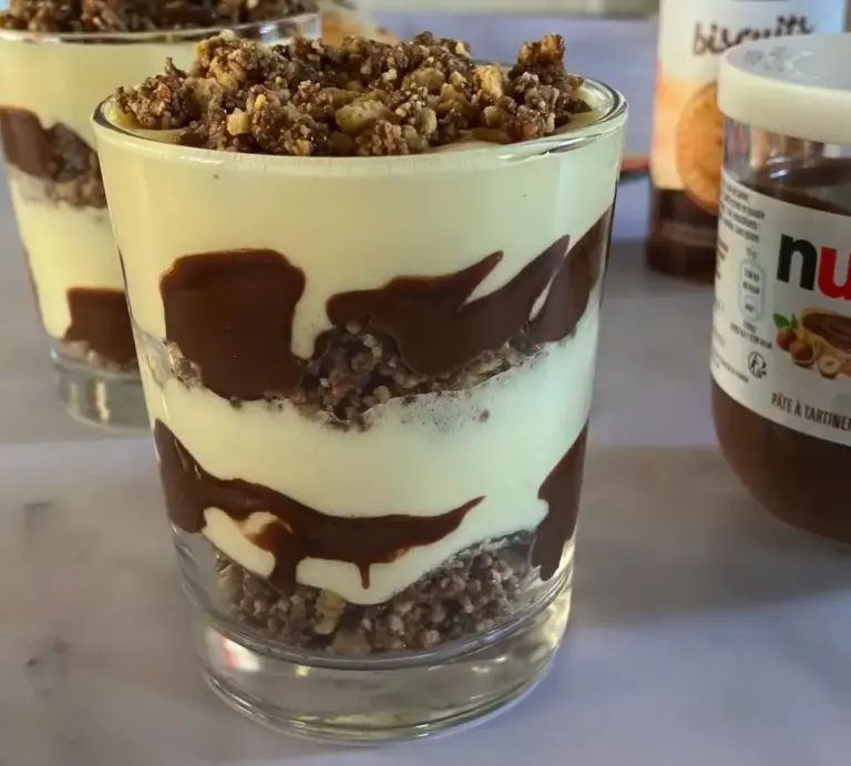 Tiramisu au Nutella et mascarpone prêt en 5 minutes !