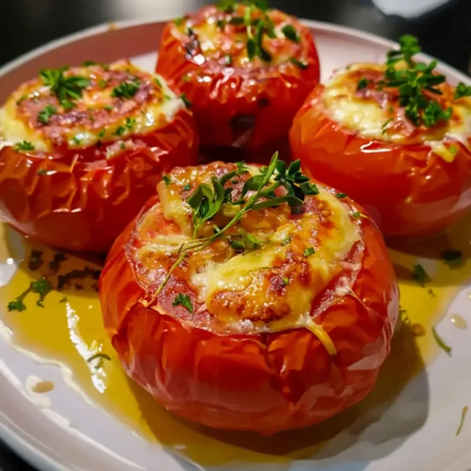 Tomates Farcies au Thon et Fromage Blanc