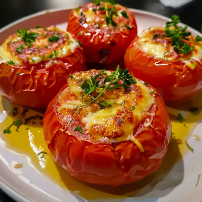 Tomates Farcies au Thon et Fromage Blanc