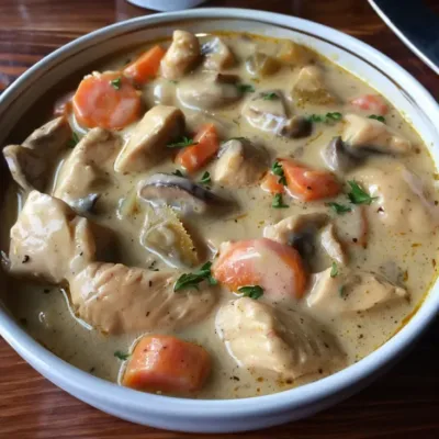 Blanquette de Poulet Réinventée : Savoureuse et Sans Vin