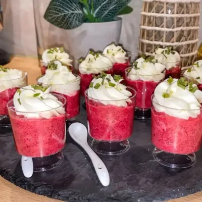 Verrines Betteraves Chèvre Frais : Élégance et Saveurs