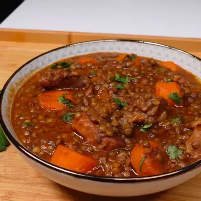 Ragoût de Bœuf aux Lentilles Savoureux