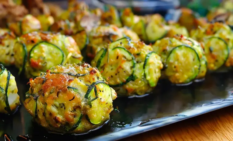 Bouchées de Courgette à l’Ail