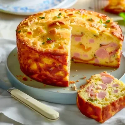 Cake Savoureux au Jambon et Gruyère