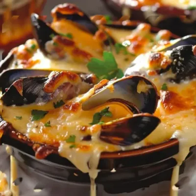 Cassolettes de Moules Gratinées : Délice Marin