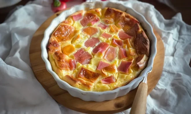 Clafoutis à la Rhubarbe : Délice Printanier