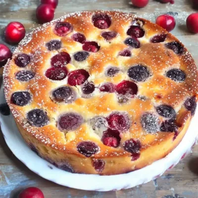 Clafoutis aux Cerises: Dessert Français Classique