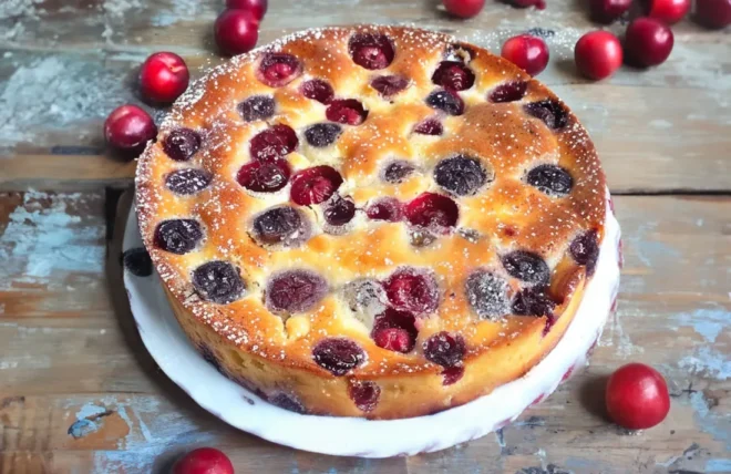 Clafoutis aux Cerises: Dessert Français Classique