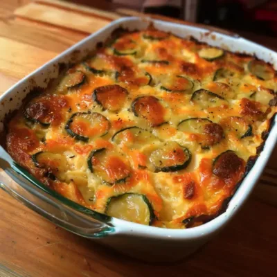 Clafoutis de Courgettes et Chorizo Savoureux