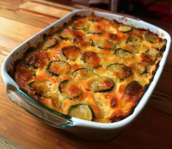 Clafoutis de Courgettes et Chorizo