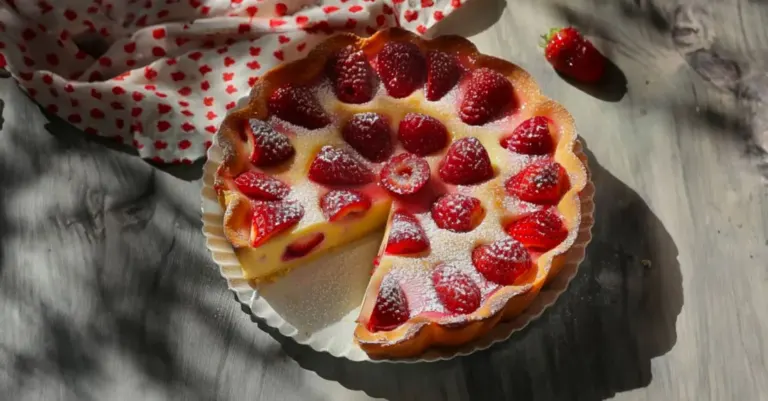 Clafoutis Léger aux Fraises : Un Dessert Frais et Envoûtant