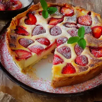 Clafoutis Léger aux Fraises : Fraîcheur et Douceur