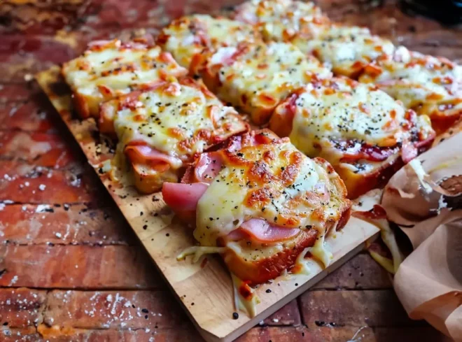 Croque Monsieur Façon Pizza : Un Twist Savoureux sur un Classique