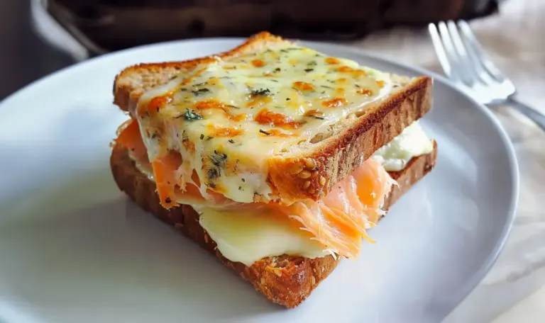 Croque Saumon Fumé et Boursin