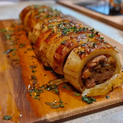 Rouleaux de Pommes de Terre à la Viande Hachée