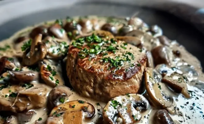 Filet Mignon au Boursin et Champignons : Un Plat Raffiné et Savoureux