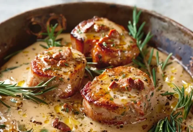 Filet Mignon de Porc au Boursin : Délice Crémeux