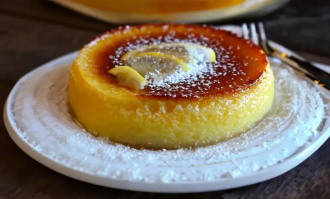 Flan au Citron Rafraîchissant : Dessert Élégant