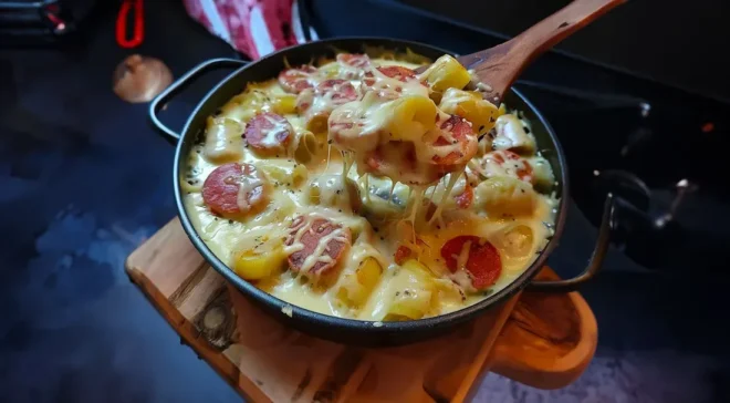 Fondue d’Endives aux Saucisses Fumées