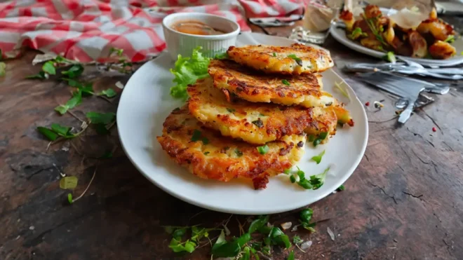Galettes de Pommes de Terre aux Oignons