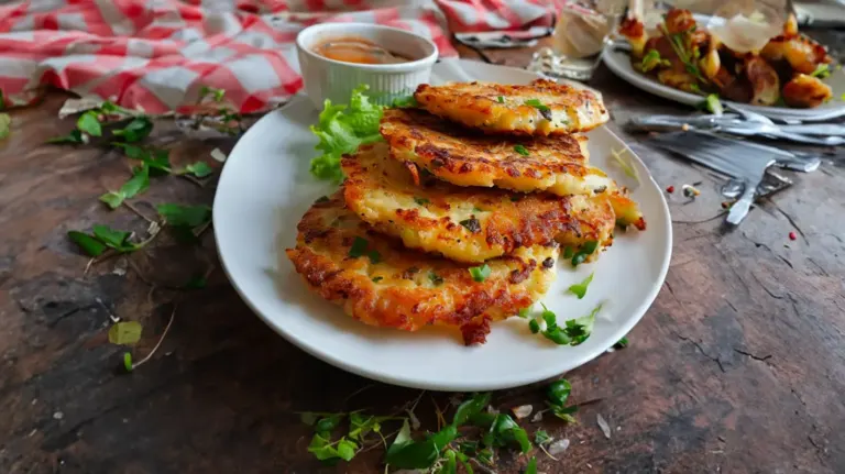 Galettes de Pommes de Terre aux Oignons