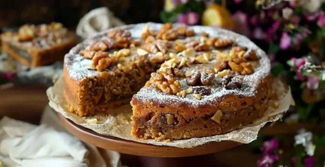 Gâteau Moelleux aux Noix : Recette Facile et Délicieuse