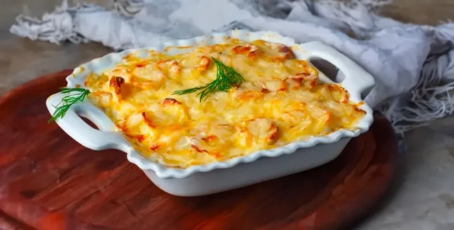 Gratin dauphinois au saumon