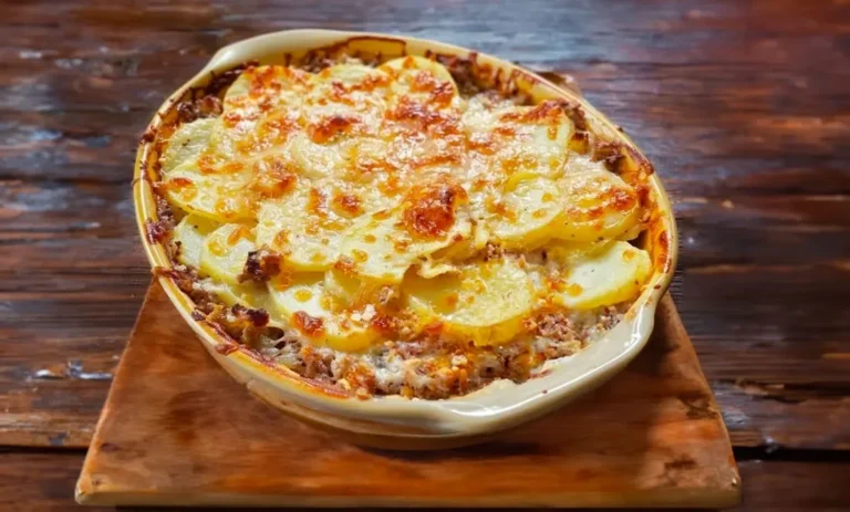 Gratin de Pommes de Terre à la Viande Hachée