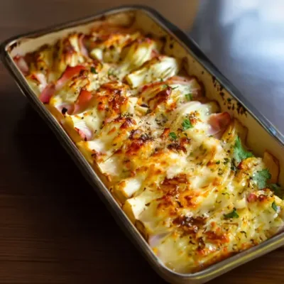 Gratin d'Endives à l'Italienne : Recette Savoureuse
