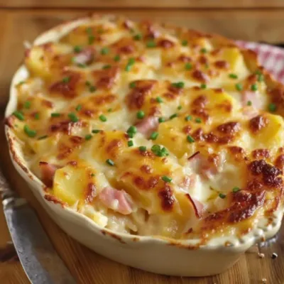 Gratin de Chou-Fleur et Pommes de Terre Savoureux
