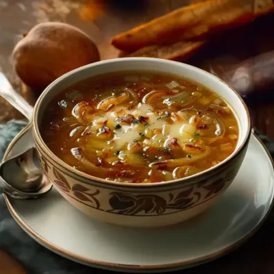 La Meilleure Soupe à l’Oignon au Monde