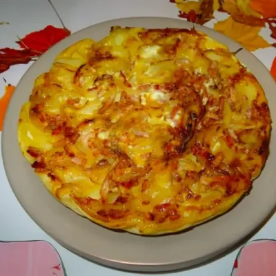 Tarte à l'Oignon et Reblochon: Recette Alsacienne
