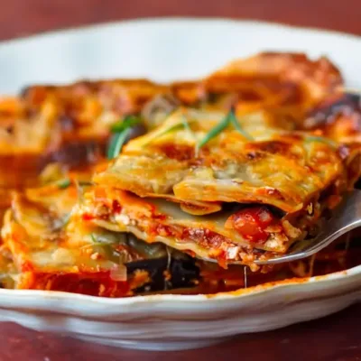Lasagnes Végétariennes aux Tomates et Ricotta