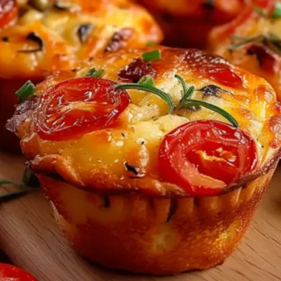 Muffins Salés Façon Pizza : Légers et Savoureux