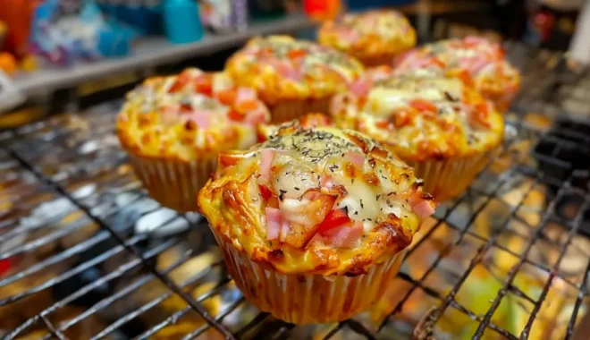 Muffins Salés Façon Pizza Savoureux et Légers