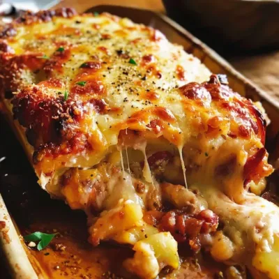 Pain de Viande Italien Parmesan Gratiné