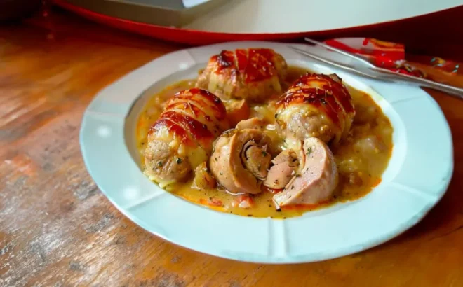 Paupiettes de Veau à la Crème Fraîche