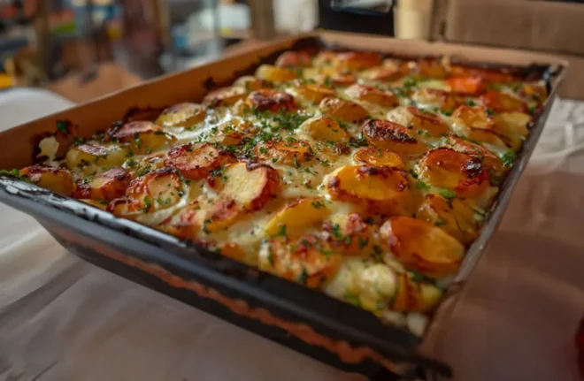 Pommes de Terre au Four à l’Ail et au Beurre