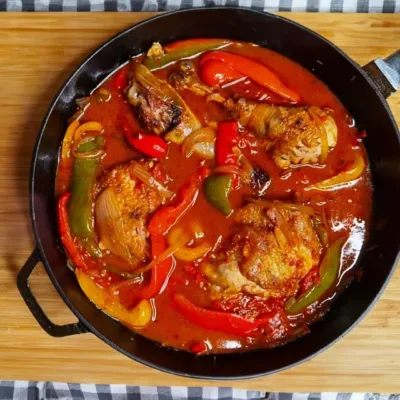 Poulet Basquaise Facile et Rapide à Préparer