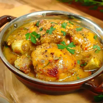 Savoureux Poulet Coco Réunionnais