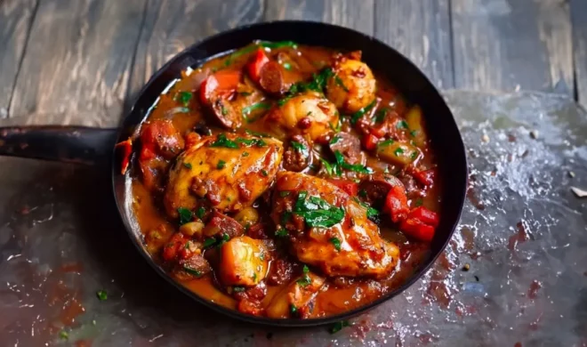 Poulet Sauté au Chorizo pour 6 Personnes