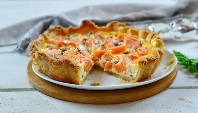 Quiche Saumon Boursin