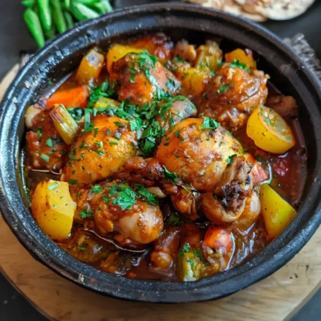 Tajine de Poulet aux Épices : Recette Marocaine Savoureuse