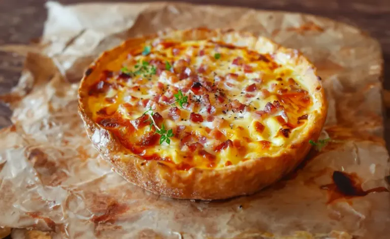 Tarte Gourmande au Camembert et Lardons Fumés