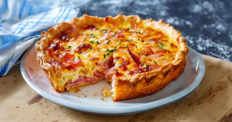 Tarte Jambon Gruyère Savoureuse