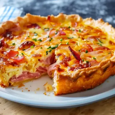 Tarte Jambon Gruyère Savoureuse et Facile