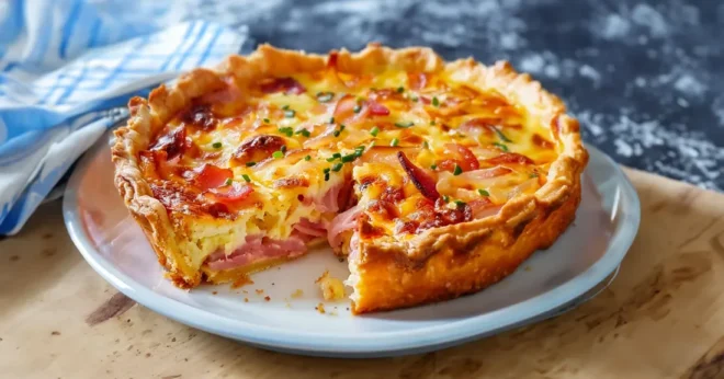 Tarte Jambon Gruyère Savoureuse