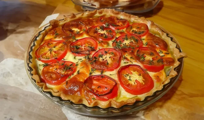 Tarte Thon, Tomate et Moutarde : Recette Savoureuse